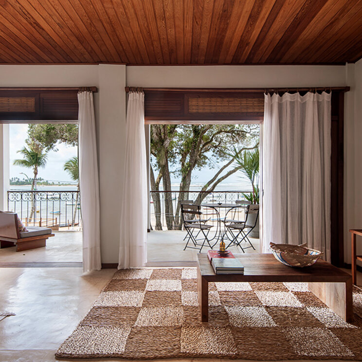 Moderne Deluxe Suite im Barracuda Boutique Hotels in Itacare, Brasilien
