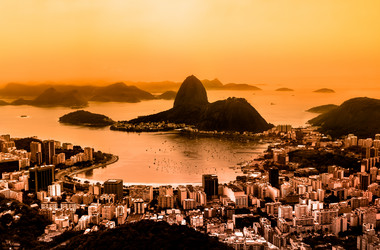 Brasilien Reisen - Rio de Janeiro - Zuckerhut beim Sonnenuntergang