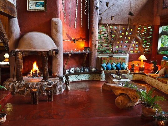 Gemütliche Lobby der Yacutinga Lodge, Puerto Iguazu