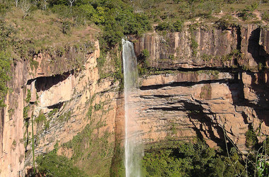 Wasserfall in der Chapada dos Guimaraes