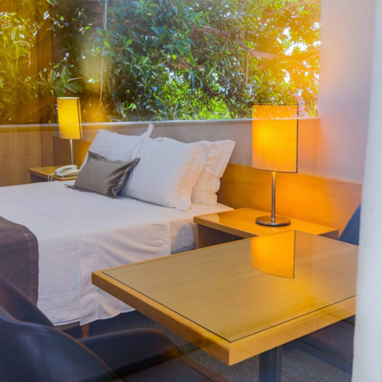 Einzelbett in Standardraum im Hotel Brasilia Palace, Brasilia