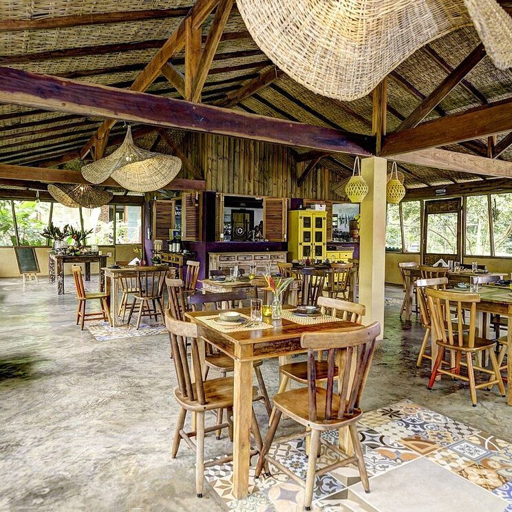 Restaurant der Bananal Ecoldoge in Brasilien