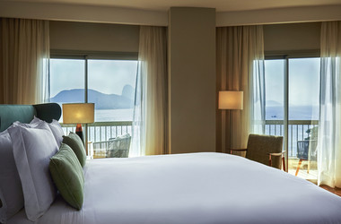 Zimmer mit Meerblick im Hotel Fairmont Rio