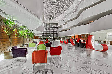 Lobby des Hotels Royal Tulip Brasília Alvorada